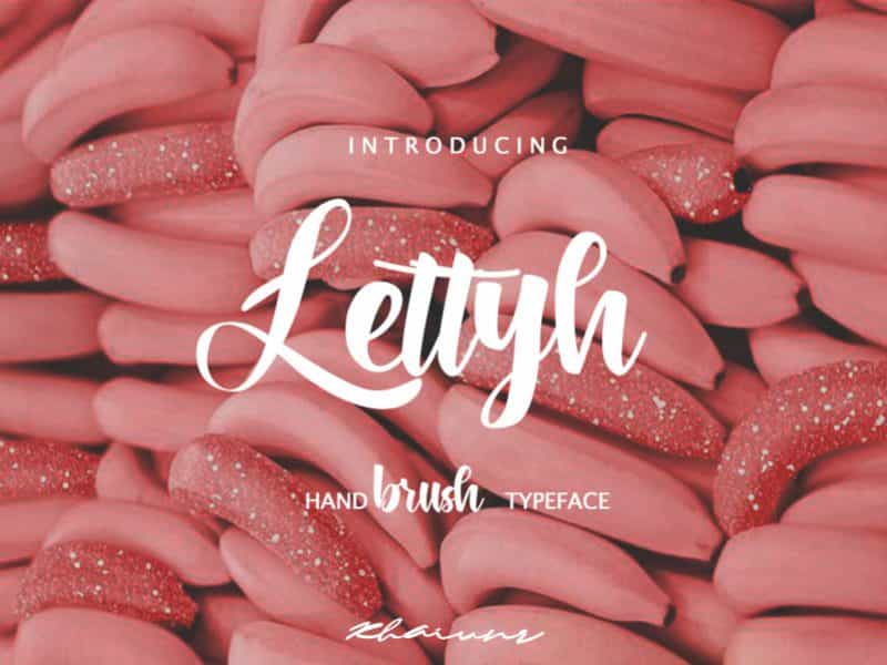 Lettyh Brush Font Image 1