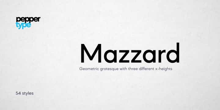 Mazzard Font Family Image 1