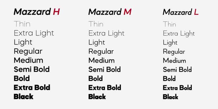 Mazzard Font Family Image 2