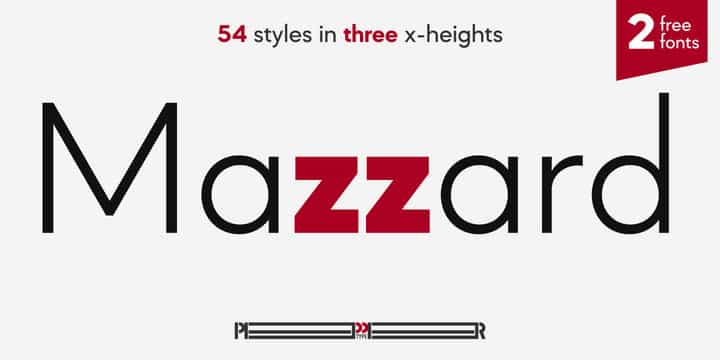 Mazzard Font Family Image 3