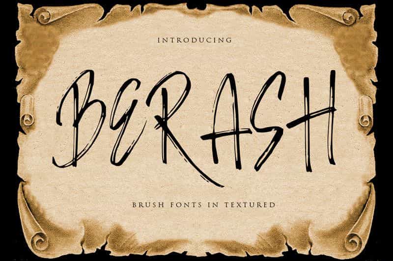 Berash Brush Font Image 1