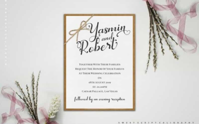 Yuanita Calligraphy Font Image 3