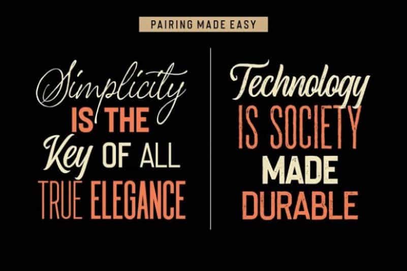 Imperfecta Sans Font Image 2