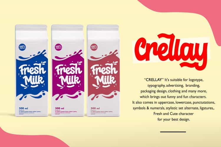 Crellay Cute and Fun Font Image 2