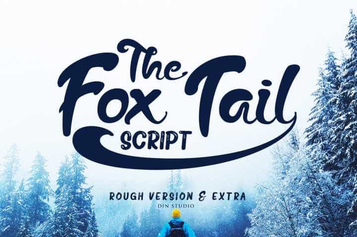 The Fox Tail Script Font Image 1