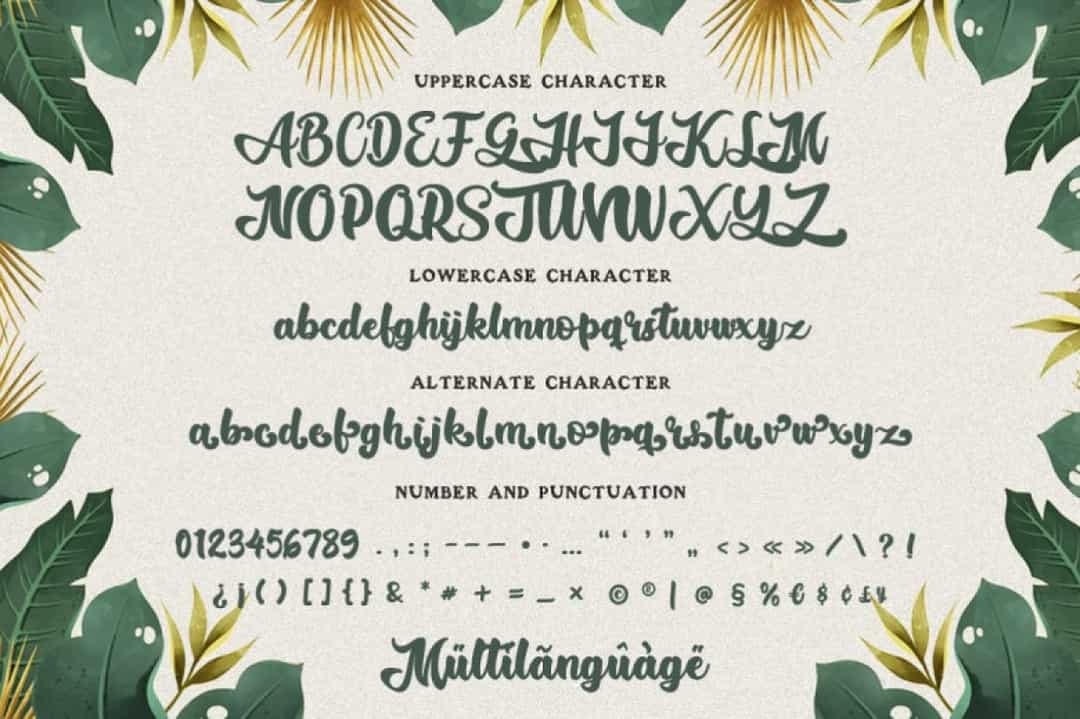 Gadimon Script Font Image 3