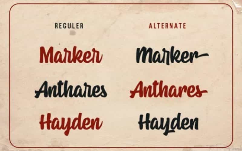 Housemate Vintage Script Font Image 2
