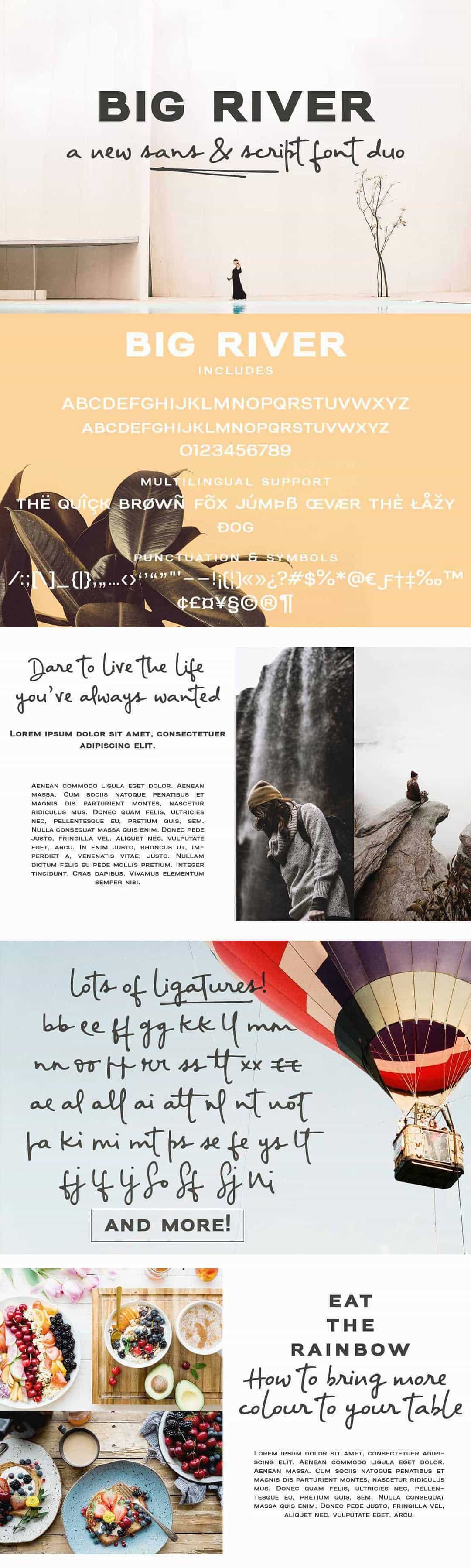 Big River Font Family Image 1