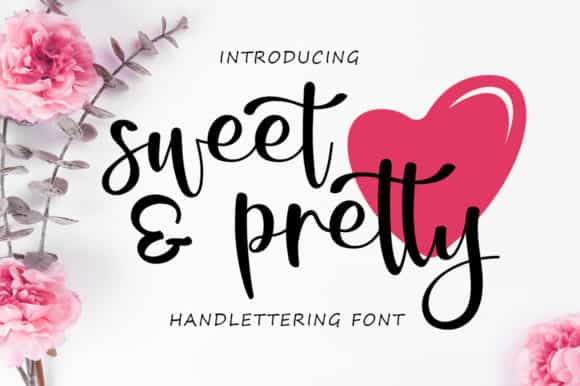 Sweet And Pretty Font Image 1