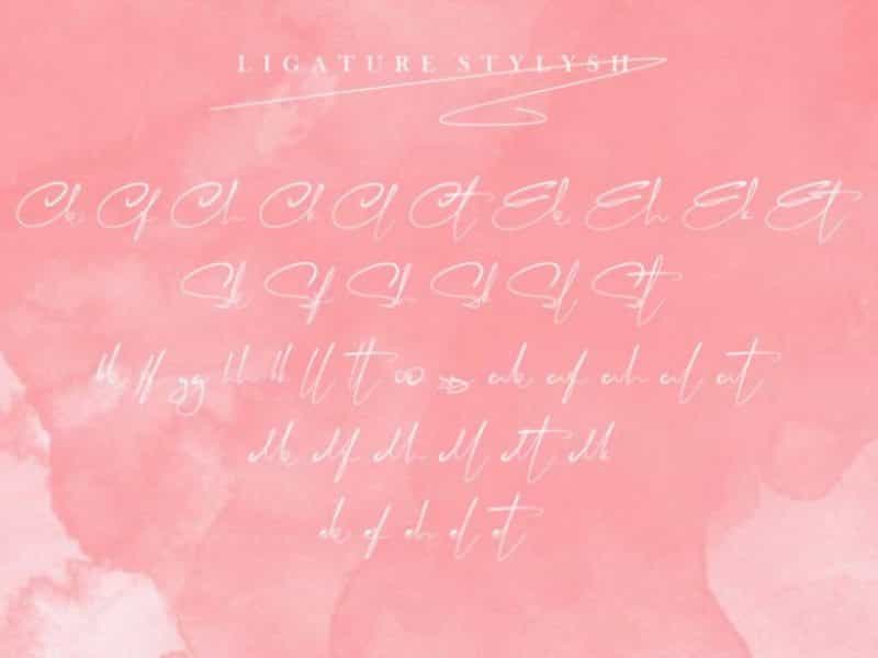 Jalitta Modern Calligraphy Font Image 4