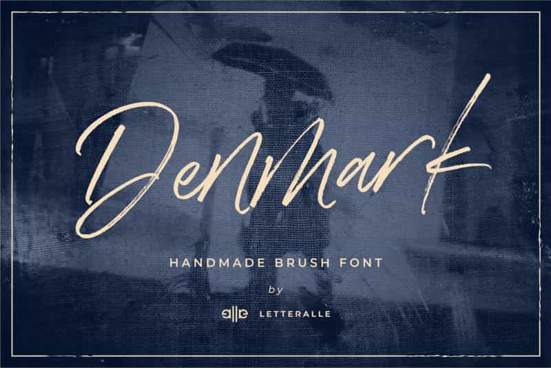 Denmark Handwritten Font Image 1
