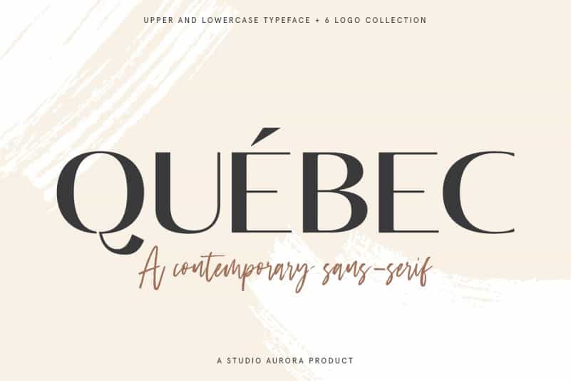 Quebec Sans Serif Font Image 1
