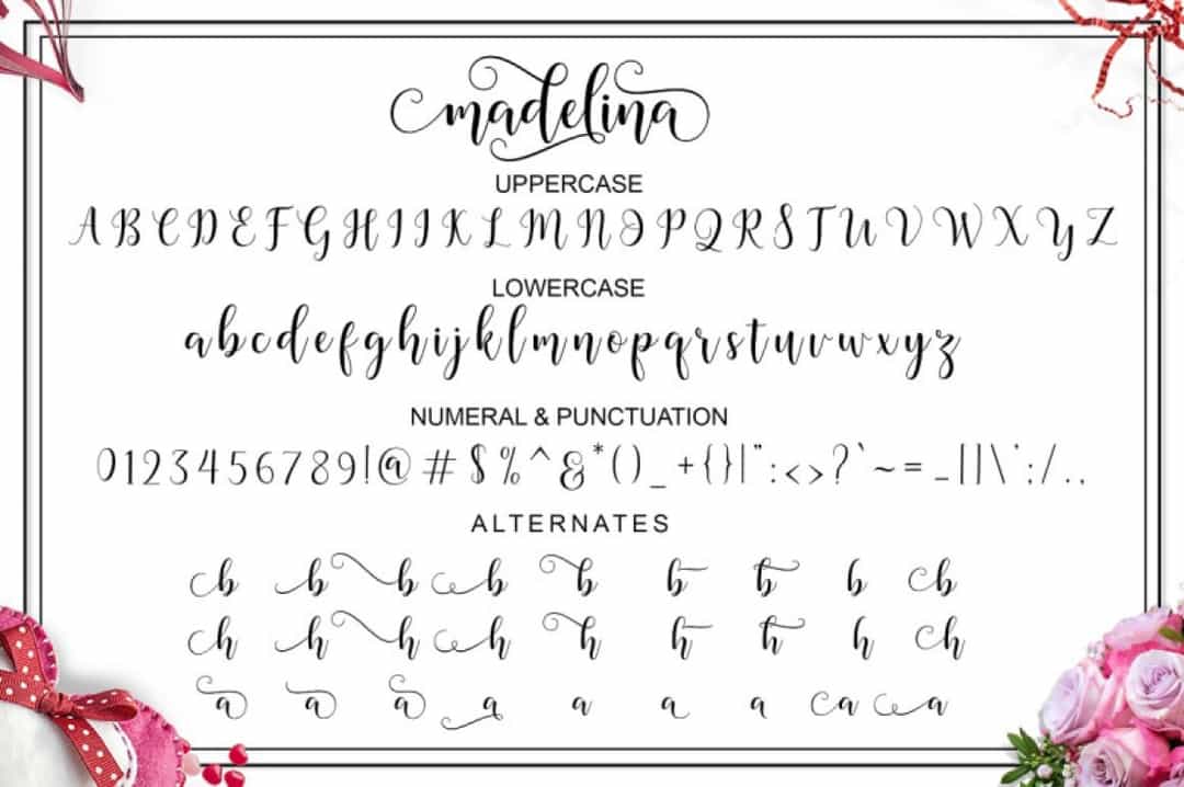 Madelina Script Font Image 3