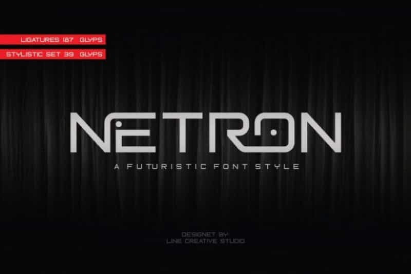Netron Font Image 1