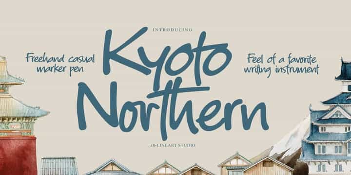 Kyoto Northern Font Image 1