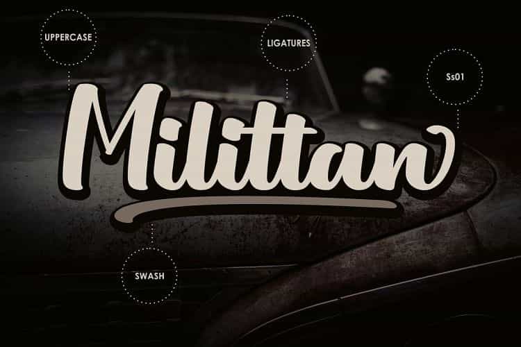 Milittan Font Image 2