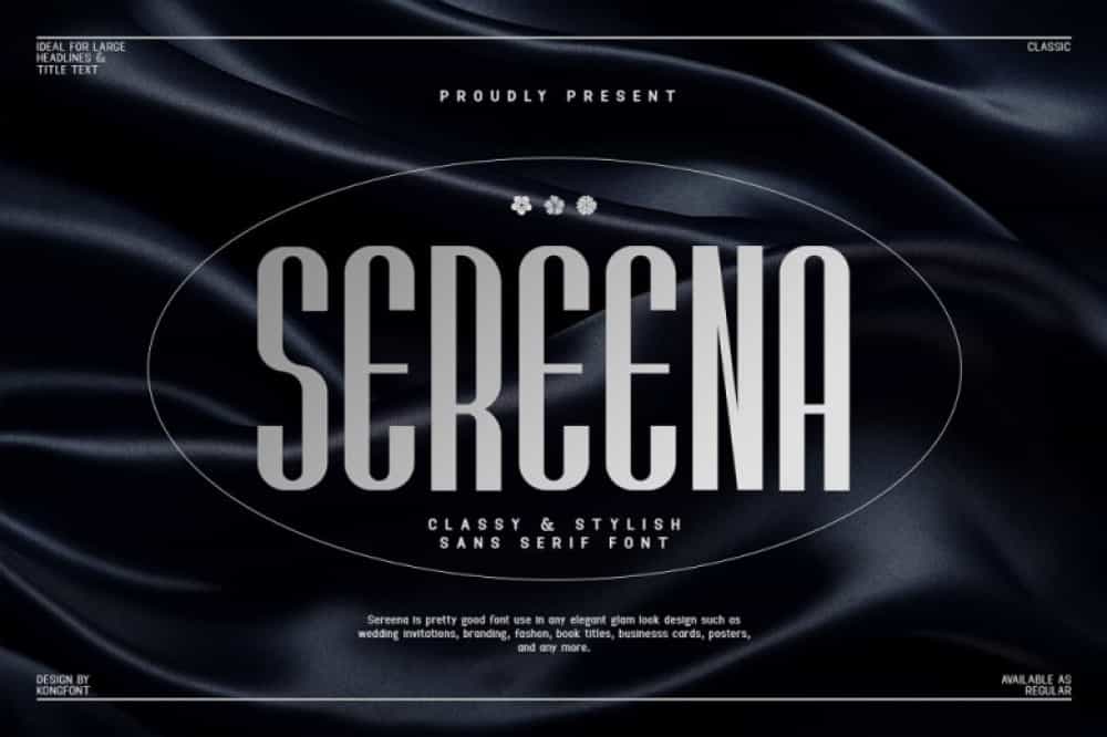 Sereena Font Image 3367