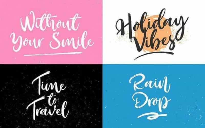 Outistyle Brush Font Image 2