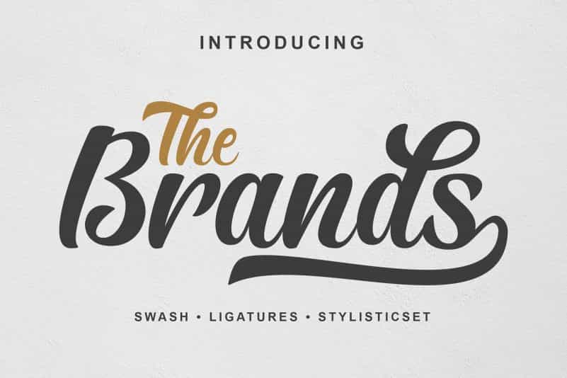 The Brands Script Font Image 1