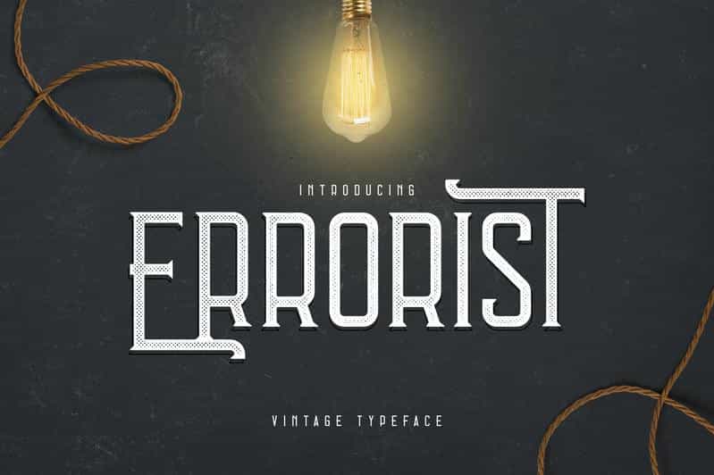 Errorist Font Image 1