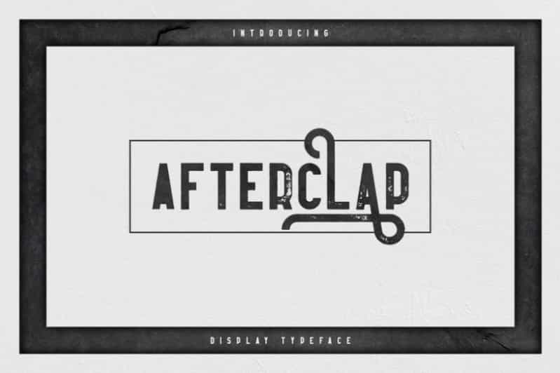 Afterclap Font Image 1