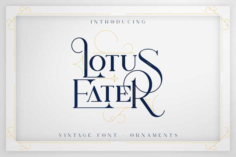 Lotus Eater Font Image 1