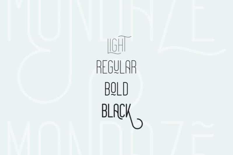 Mondaze Font Image 2