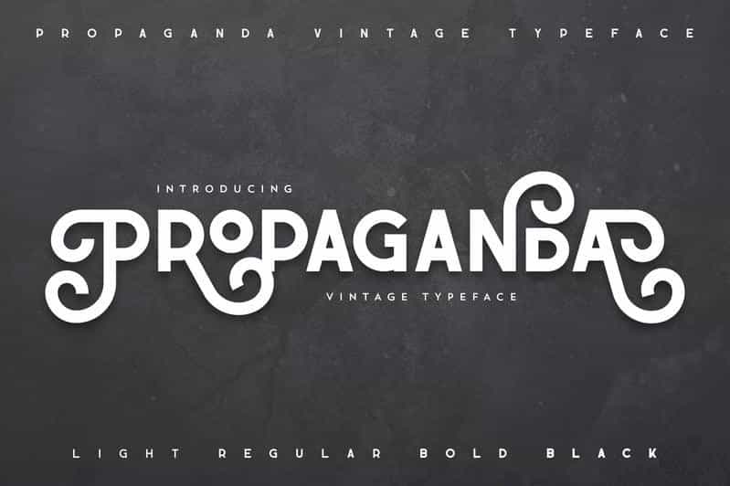 Propaganda Font Image 1