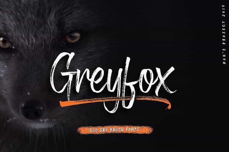 Greyfox Brush Font Image 1