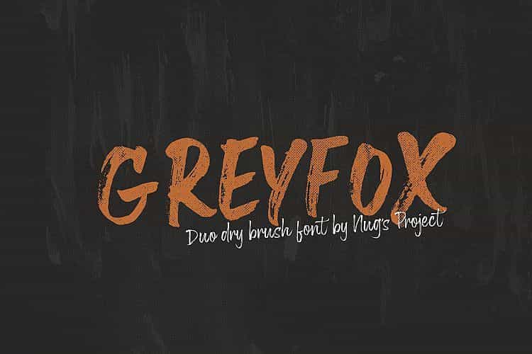 Greyfox Brush Font Image 2