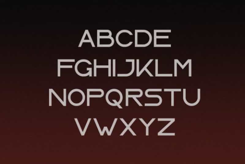Laser Display Font Image 3