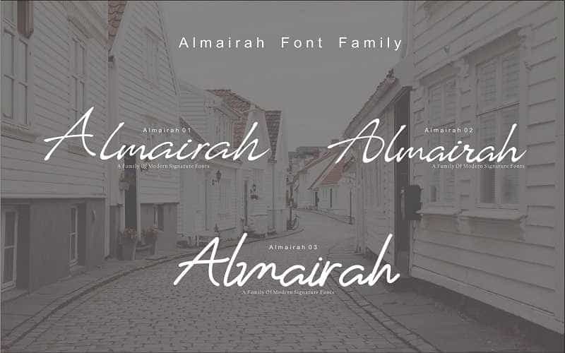 Almairah Script Font Family Image 1