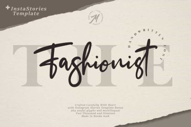 The Fashionist Font Image 1