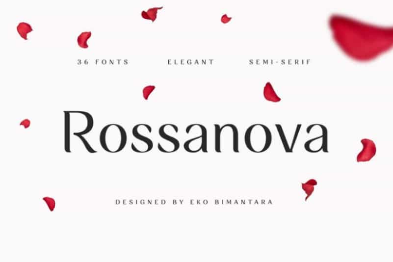Rossanova Font Family Image 1