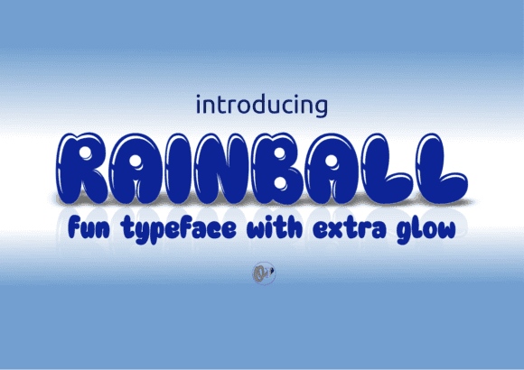 Rainball Font Image 1
