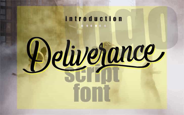 Deliverance FontDeliverance can be described as a pretty, cute, and elegant handwritten font that will give your design concept a powerful look. It is worth it to get inspired by the unique charm of this place! Image 1