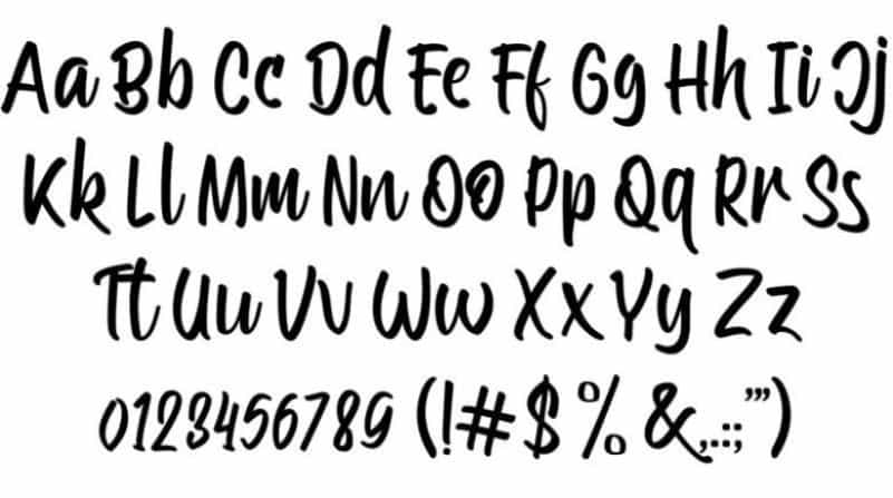 Streetwalker FontStreetwalker is an exquisite handwritten font that has been created by Nico Muslib, and it is free for download and use for personal purposes. The free version supports all the letters of the English alphabet: both uppercase and lowercase and several special signs as well. Image 2