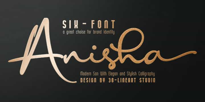 Anisha Sans Font Image 1