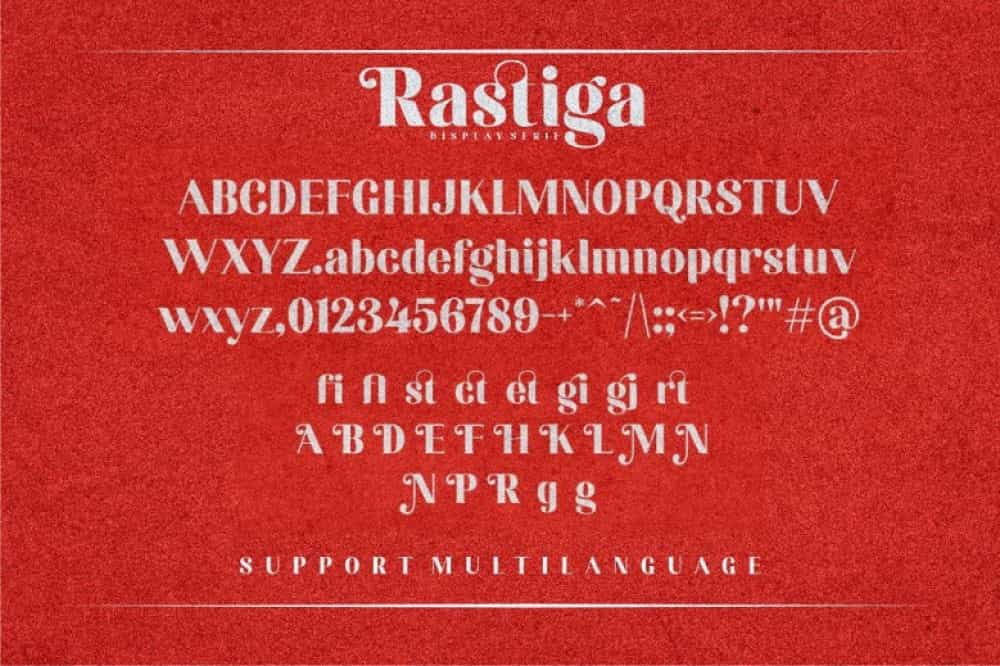 Rastiga Font Image 51
