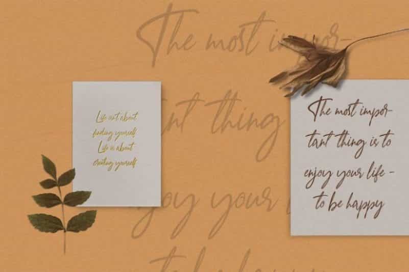 Giugliamore Handwriting Font Image 3