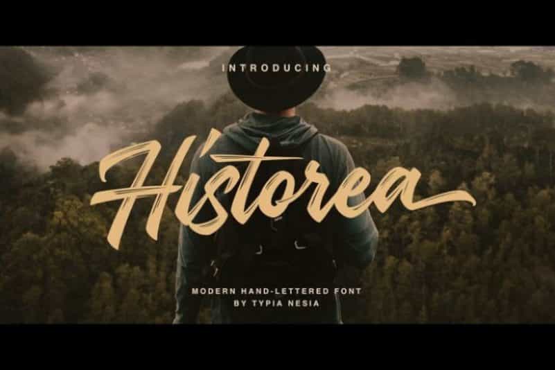 Historea Brush Font Image 1