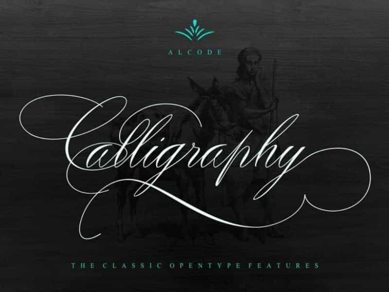 Peaches Calligraphic Font Image 2