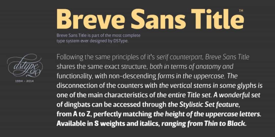 Breve Text Font Family Image 2