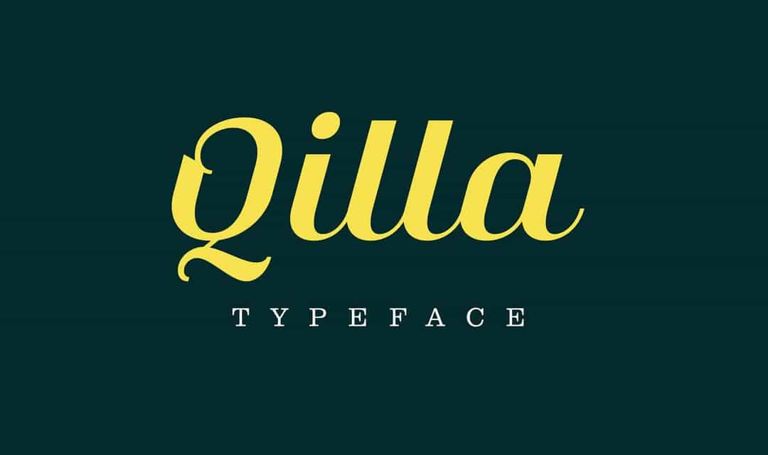 Qilla Typeface Free Image 1