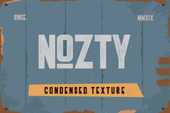 Nozty Typeface Image 1