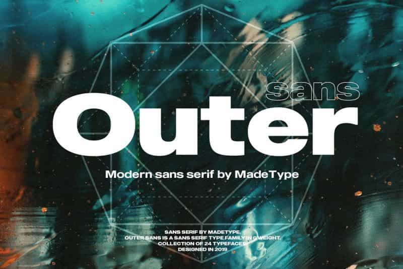MADE Outer Sans Font Family Image 1