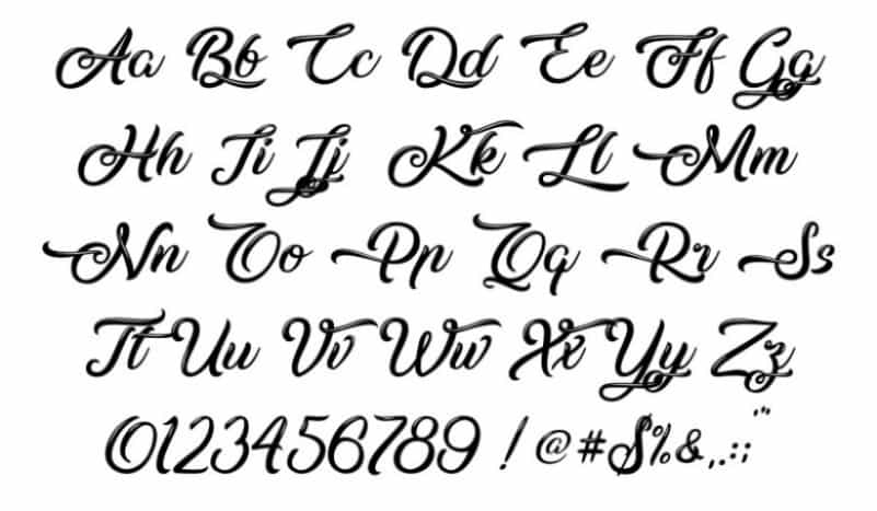 Silent Asia Font Image 2