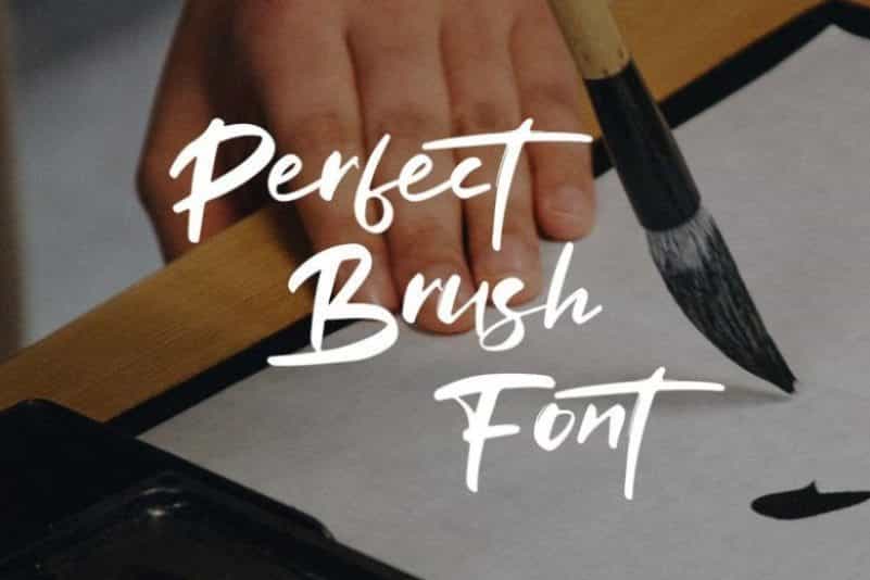 Rellive Brush Font Image 2