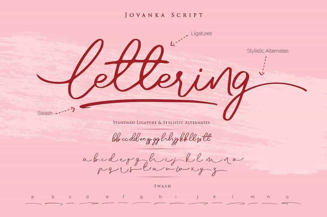 Jovanka Script Font Image 1