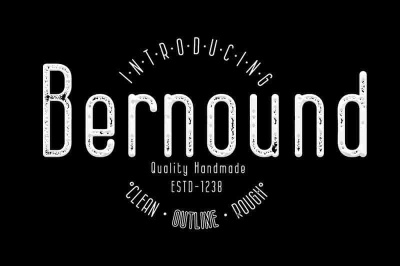 Bernound Font Image 1